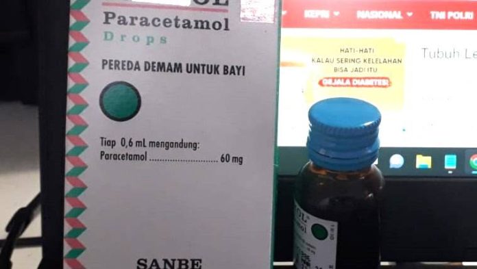 Obat Sirup Paracetamol Sanmol