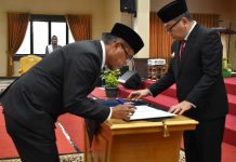 Pj. Walikota Payakumbuh Jasman, Kukuhkan Sekda Kota Payakumbuh Drs. Rida Ananda, Msi (1)